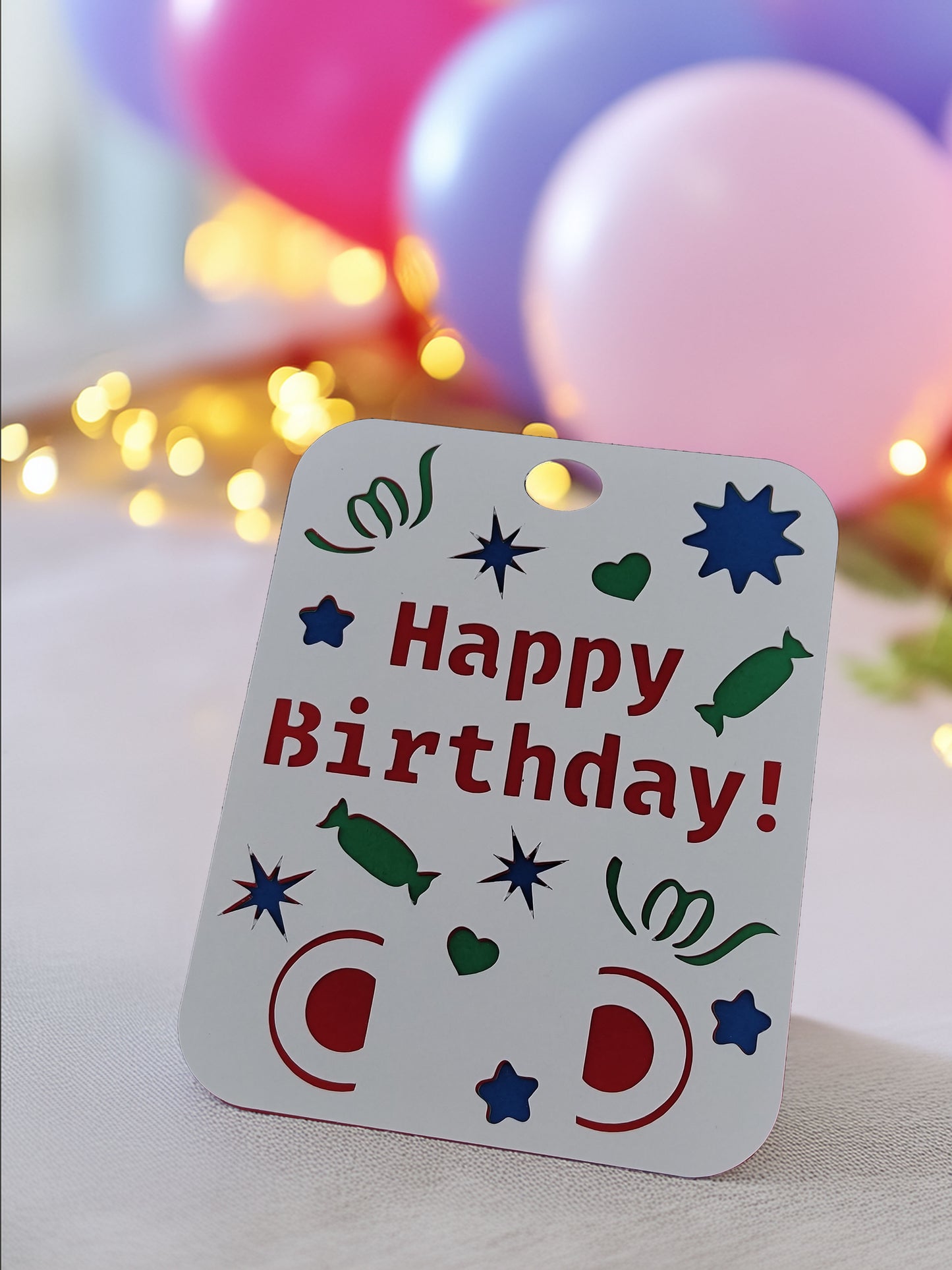 Happy Birthday Money Holder - Personalized Cash Gift Envelope