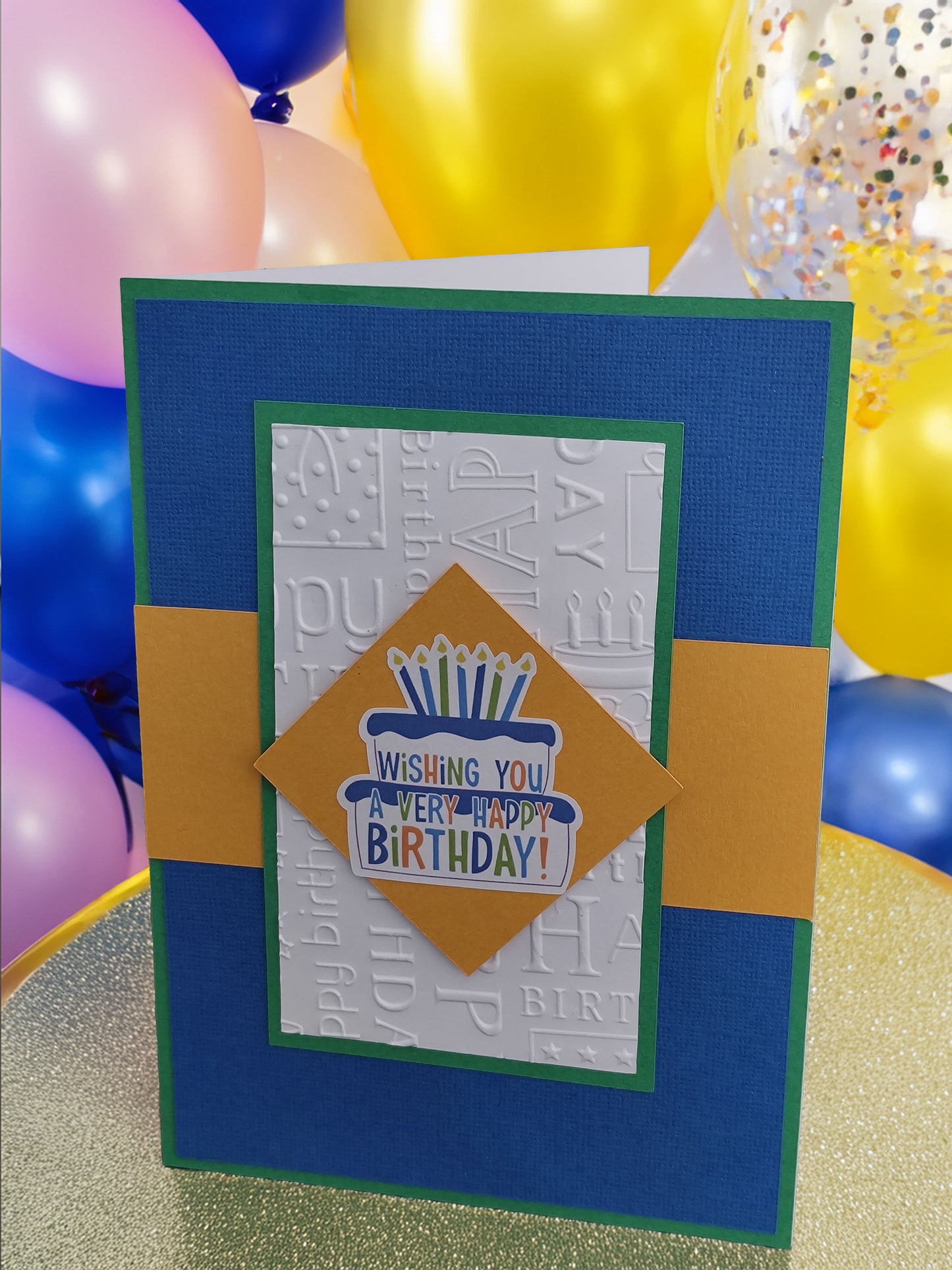 Bright and Cheerful Birthday Card - Wishing You a Very Happy Birthday