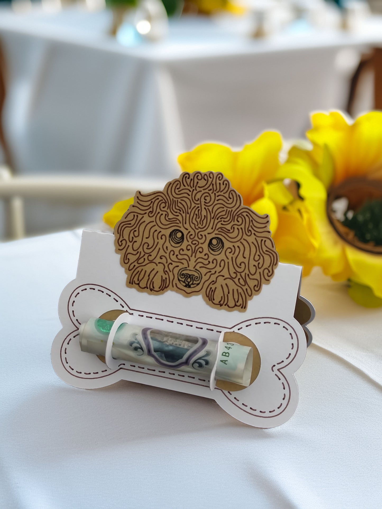 Poodle Dog Money Card Holder - Adorable and Practical Gift