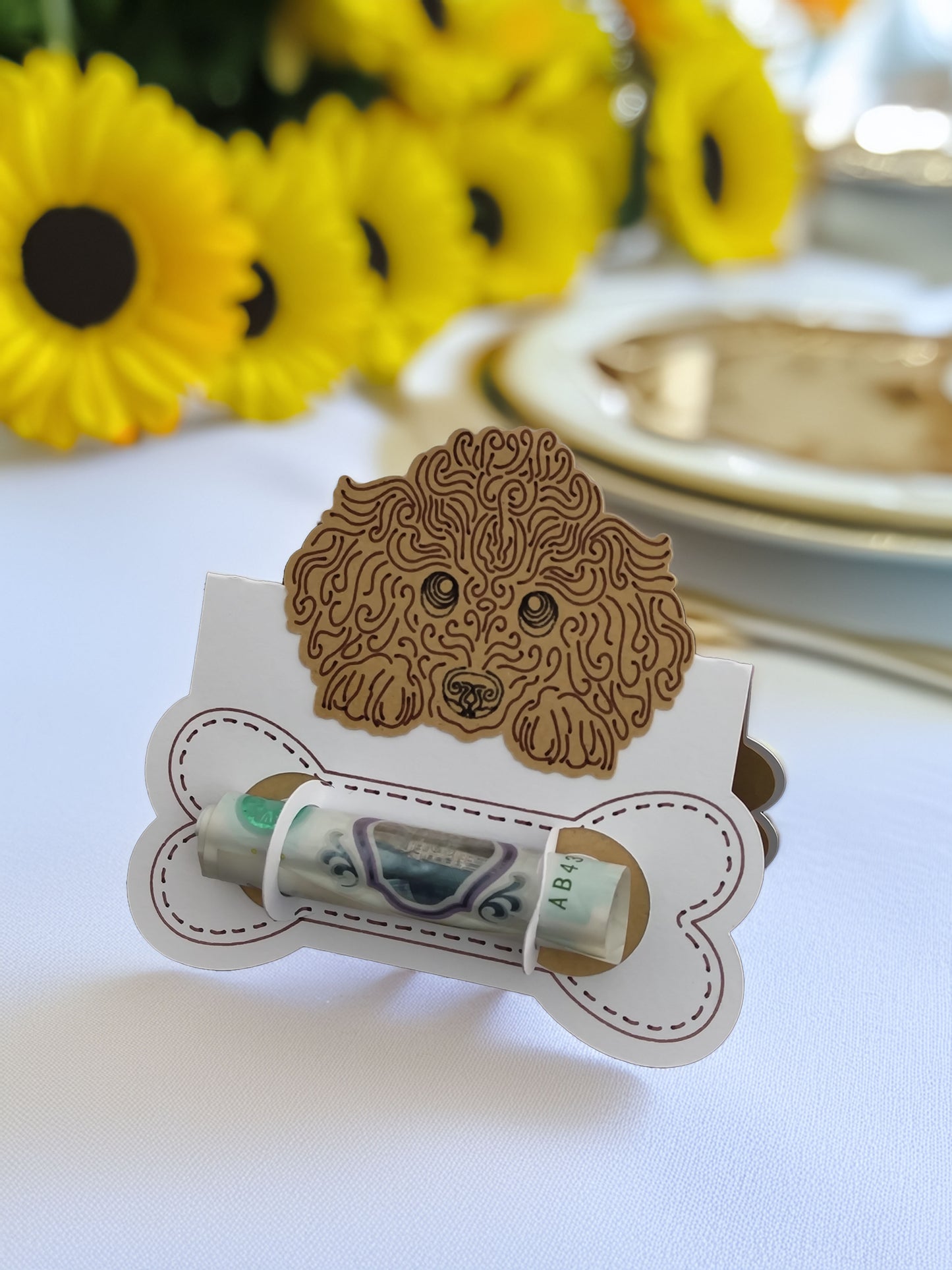 Poodle Dog Money Card Holder - Adorable and Practical Gift