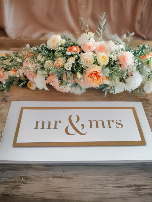 Personalized Mr & Mrs Wedding Gift Card | Money Gift Card | Wedding Present | Bridal Shower Gift